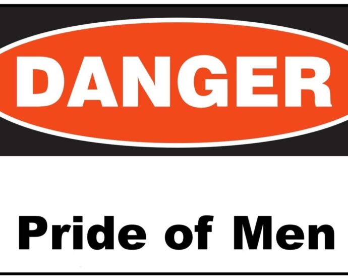 danger sign pride of men