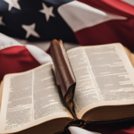 Flag with Bible